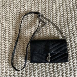 Rebecca Minkoff Edie Quilted Leather Wallet on a Chain